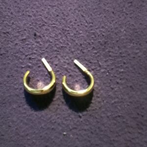 Gold Cuff Hoop Earrings - Elegant Women’s Jewelry